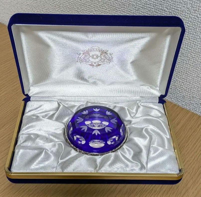 希少品 非売品 切り子クリスタル 創価学会 SGI 池田 会長 海外メンバー授与