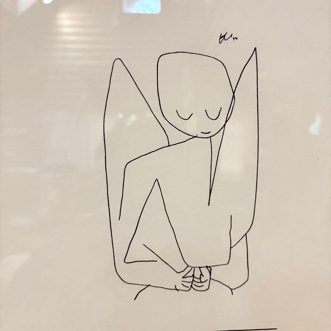 【美品】パウルクレー 忘れっぽい天使 アートボード ハンドメイドフレーム