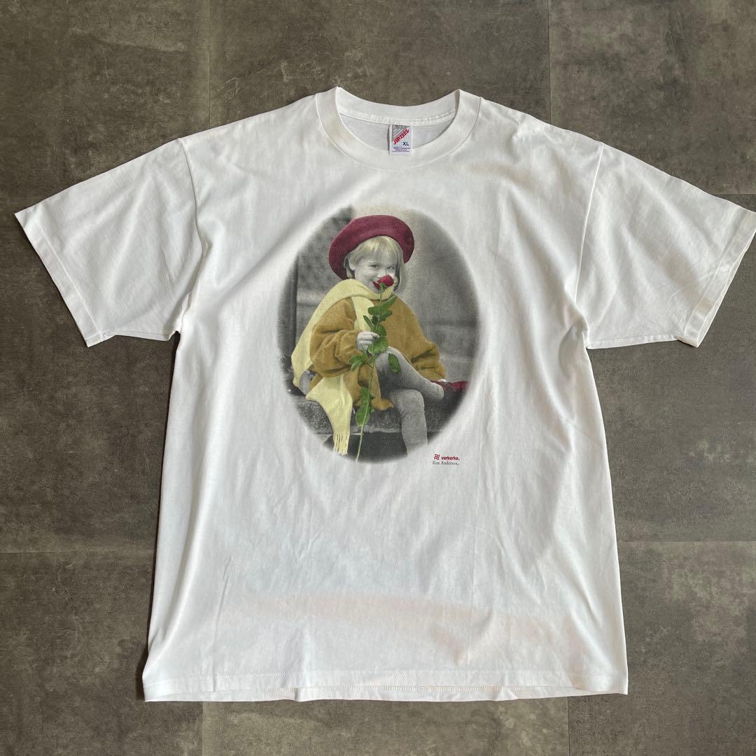 90s キム・アンダーソン　アートtシャツ フォトtシャツ ヴィンテージ