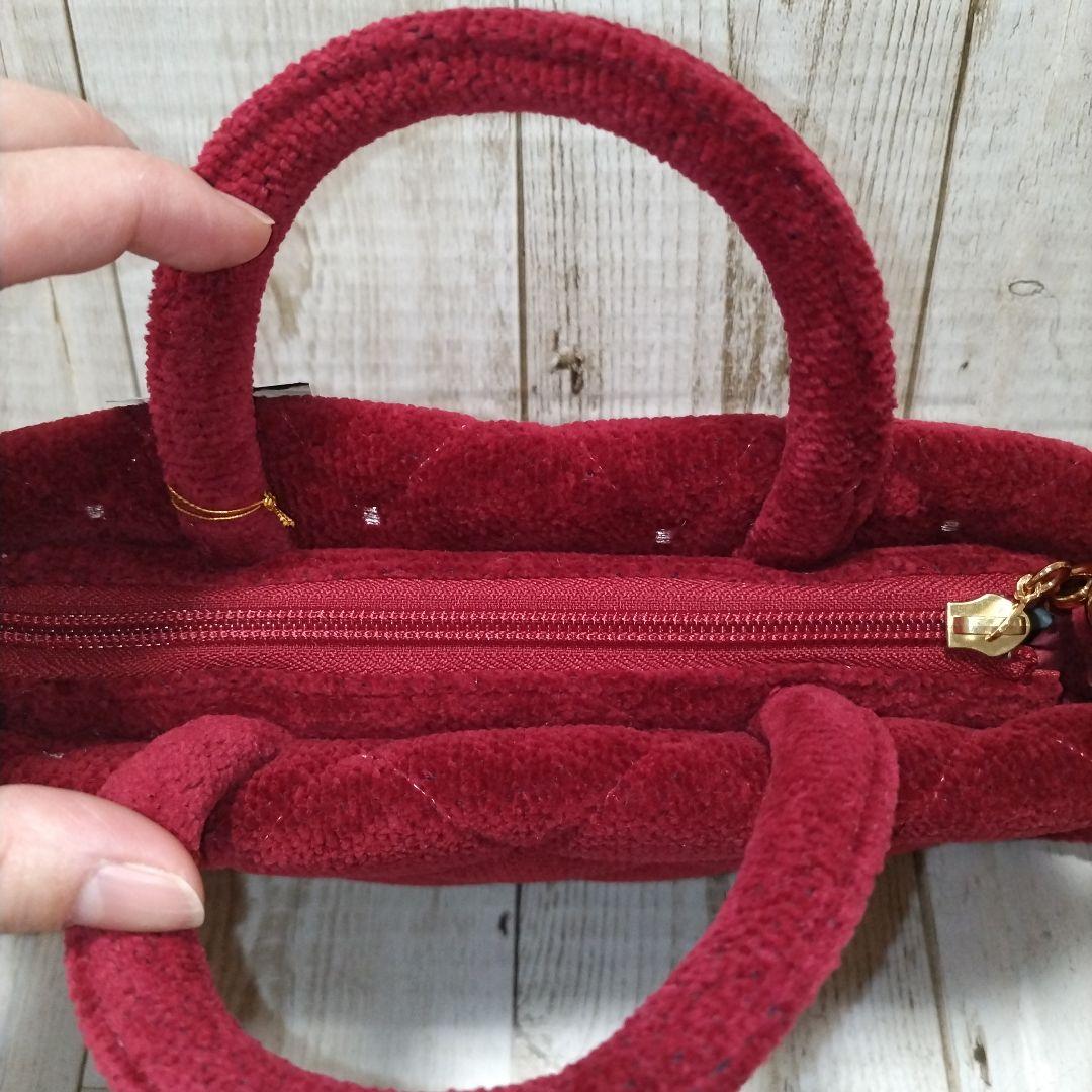 新品・未使用　フェイラー　ユニ　ミニショルダーバッグ　ダークレッド