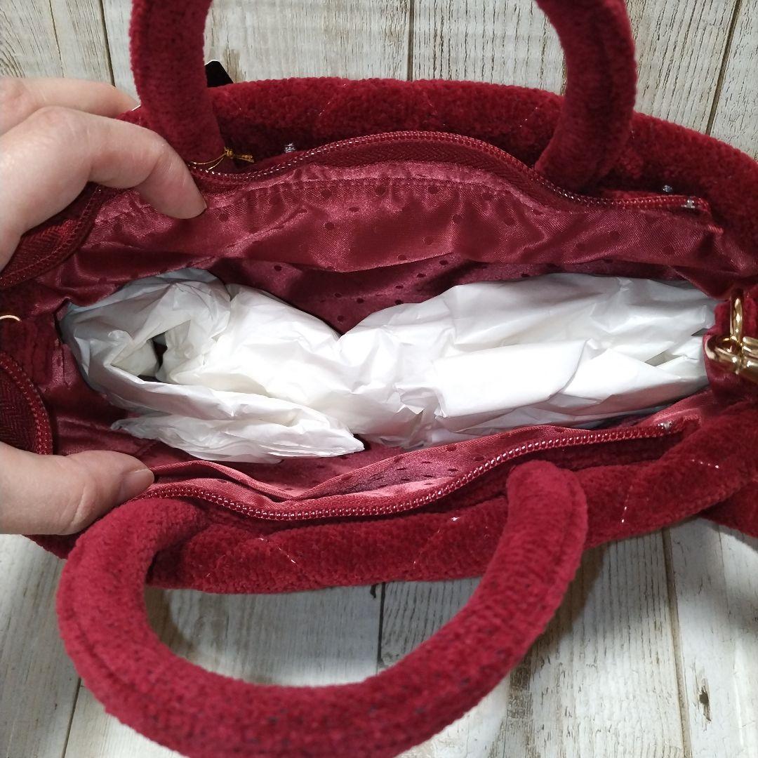 新品・未使用　フェイラー　ユニ　ミニショルダーバッグ　ダークレッド