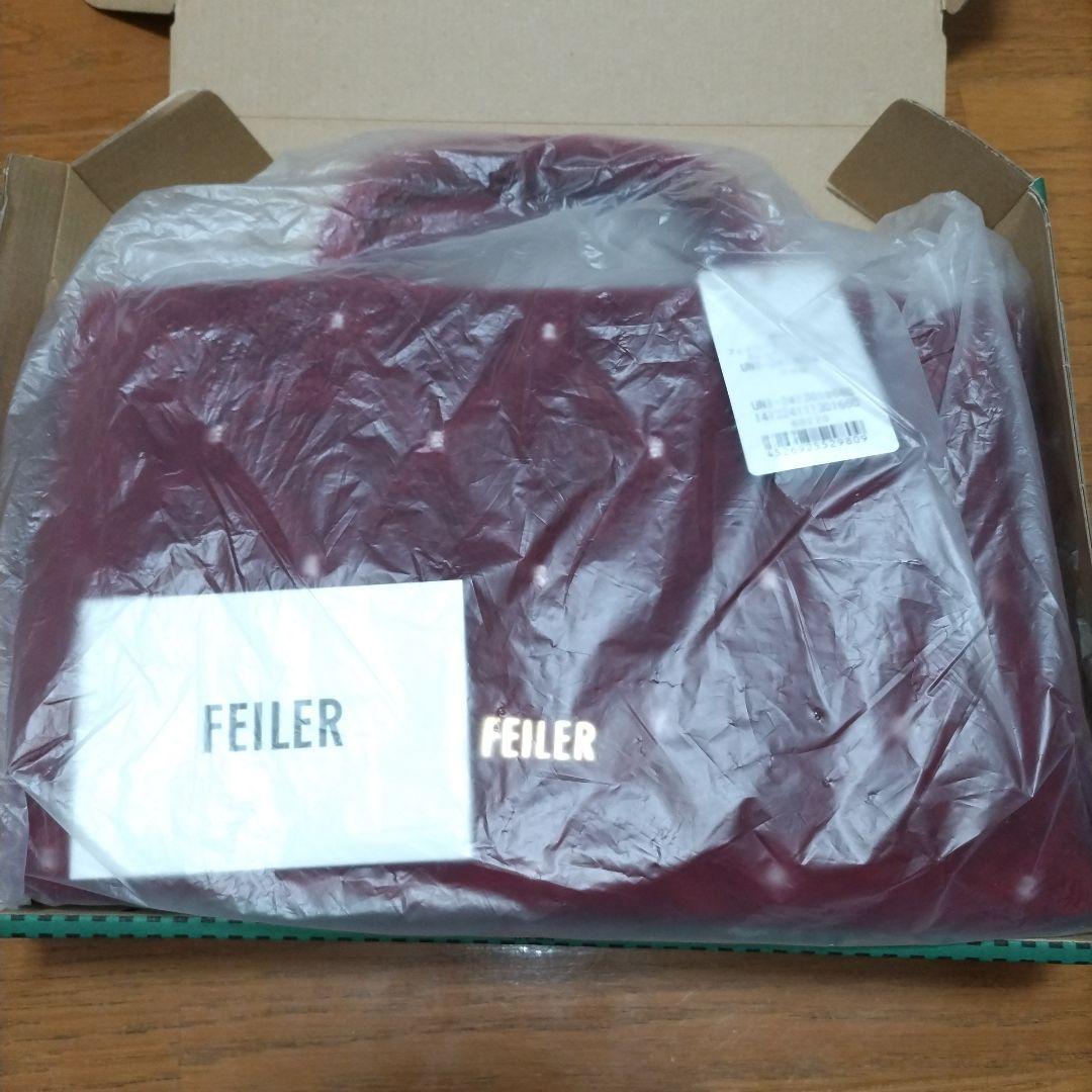 新品・未使用　フェイラー　ユニ　ミニショルダーバッグ　ダークレッド