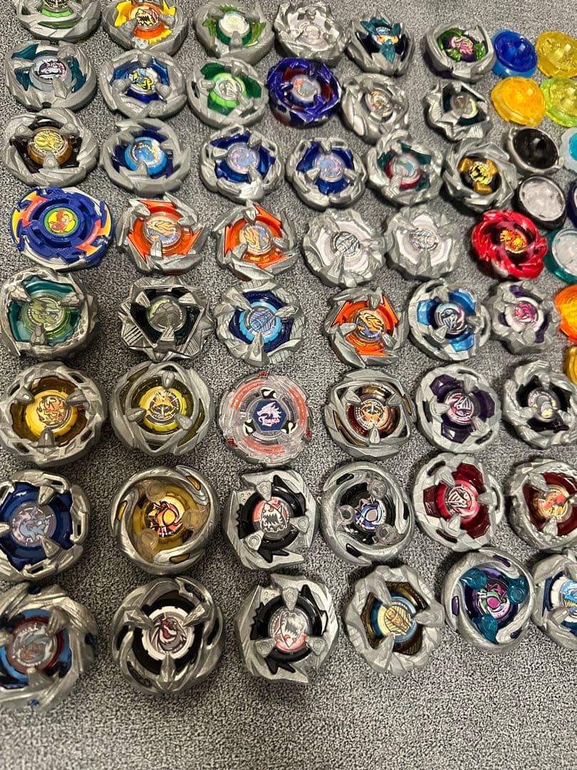 ベイブレードX 引退品　まとめ売り　ブレード48枚　ラチェット51枚　ビット50