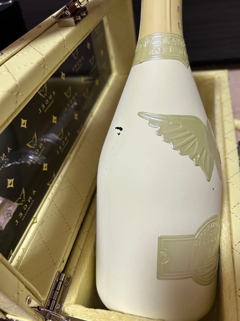 ANGELエンジェルシャンパンケース3本(空き瓶付き)