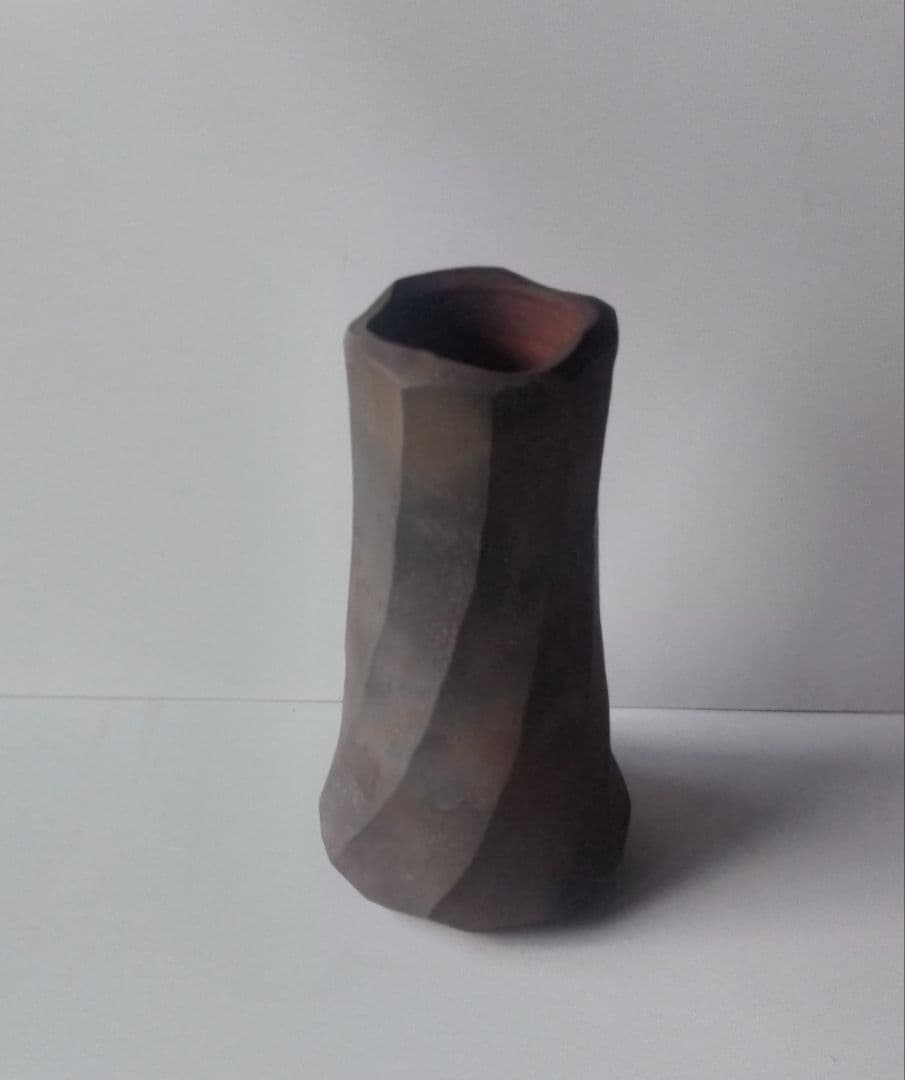 備前焼 興楽園 長十郎友敬 花器