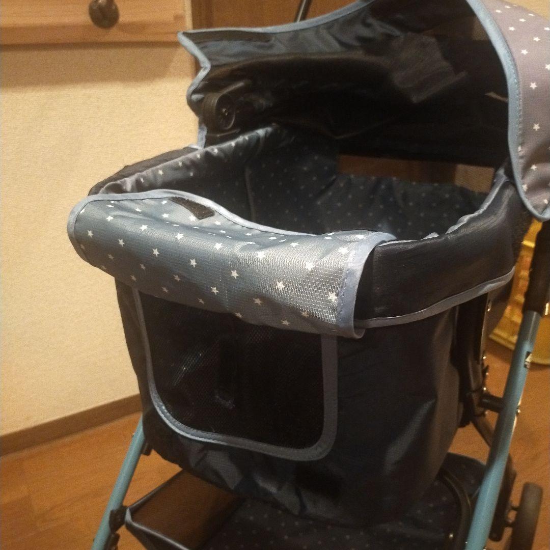 【良品】リッチェル ペットカート 紺 星　定価29,700(税込)エルフィ