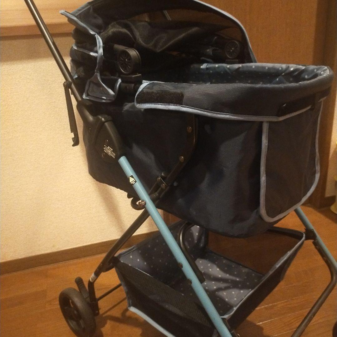 【良品】リッチェル ペットカート 紺 星　定価29,700(税込)エルフィ