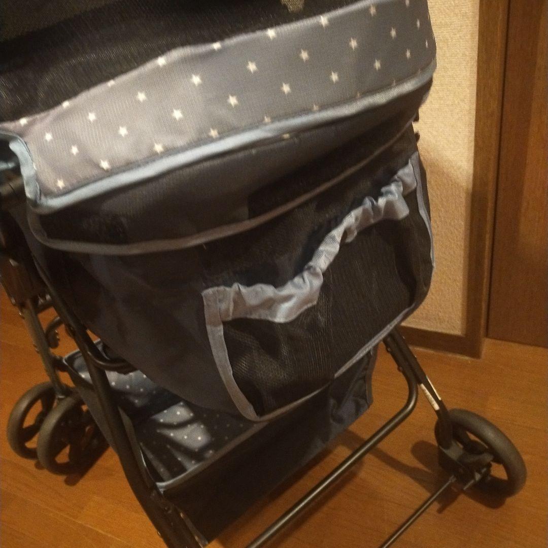 【良品】リッチェル ペットカート 紺 星　定価29,700(税込)エルフィ