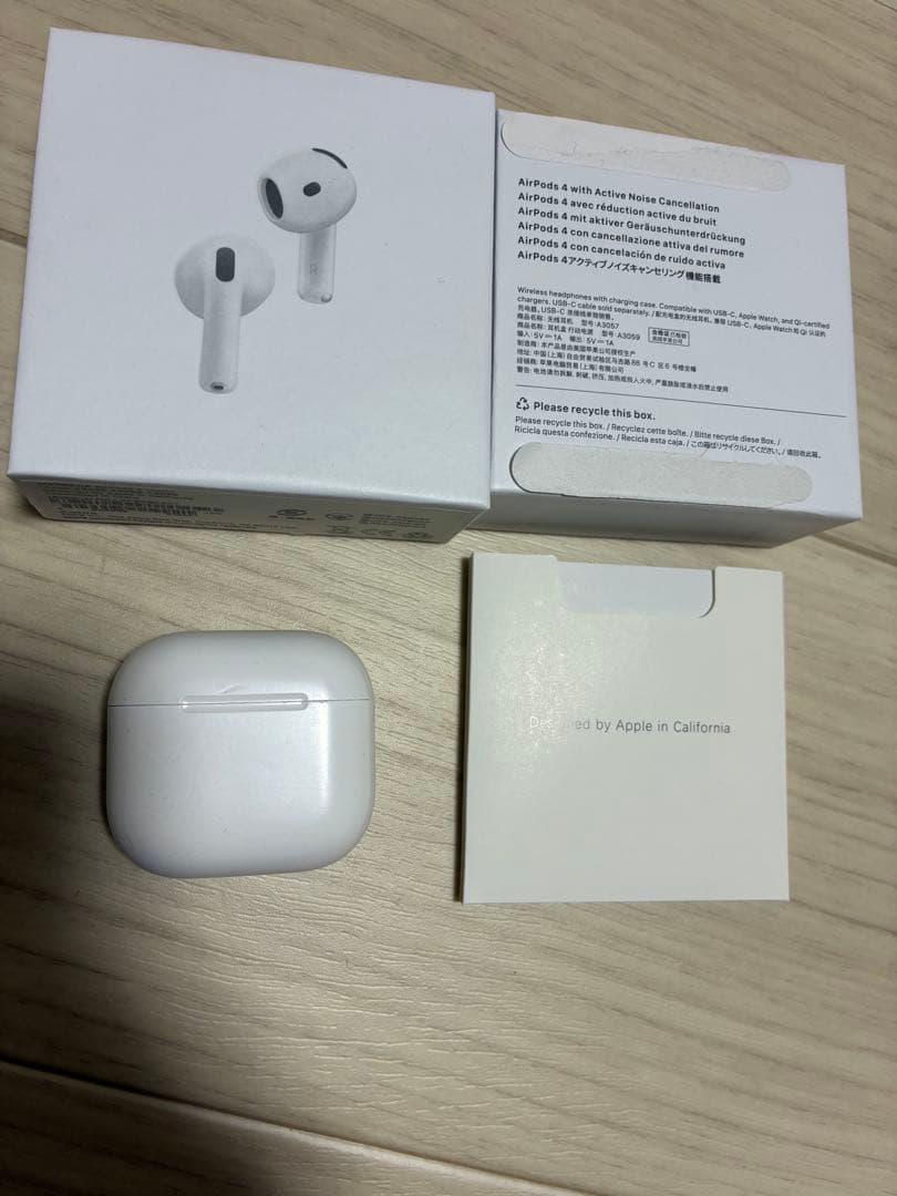 AirPods4ノイズキャンセリング搭載