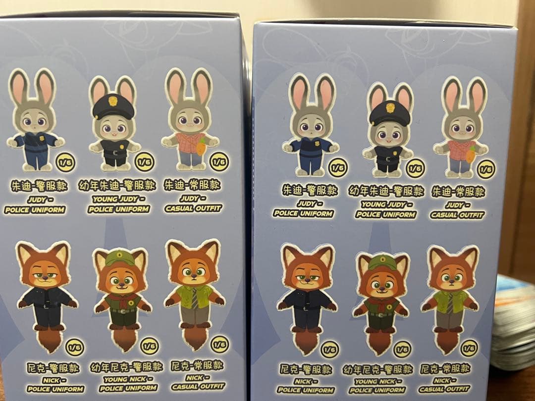 Zootopia ニック＆ジュディの成長の旅 フィギュアセット