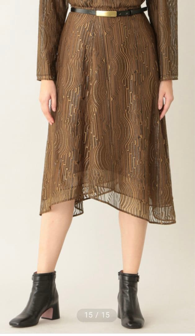 極美品エポカスカート☆エブール☆アンスリード☆シンメ☆マディソンブルー☆サンドロ