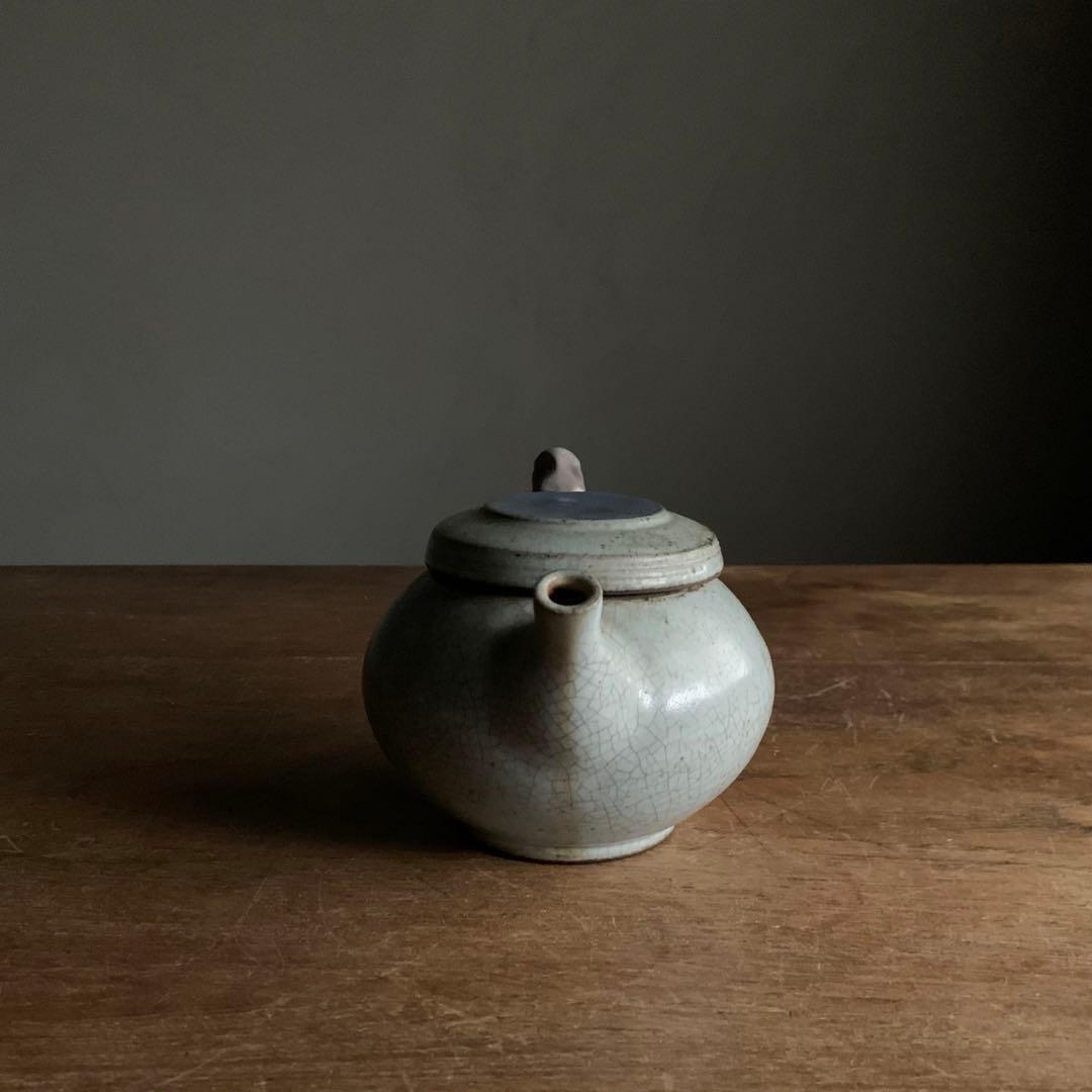 失透釉 後手 急須 古美術 古道具 アンティーク