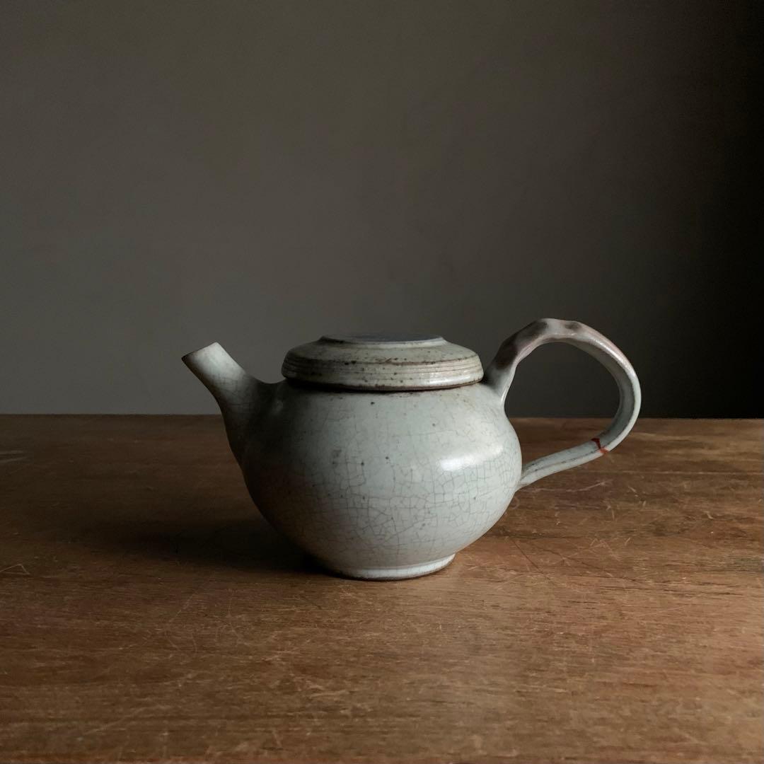 失透釉 後手 急須 古美術 古道具 アンティーク