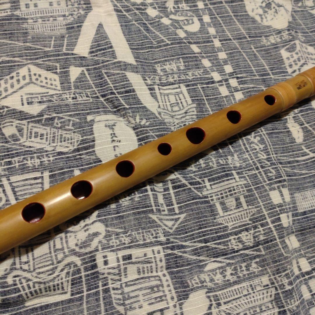 蘭情管　篠笛 唄6本調子　カシュー管