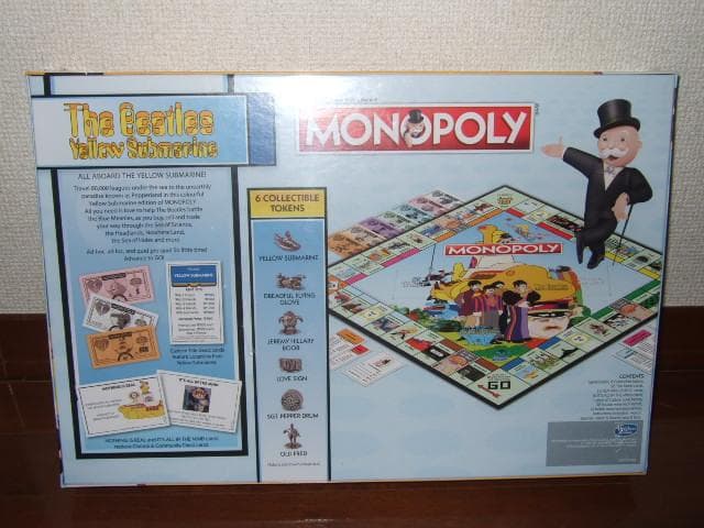 BEATLES,YELLOW SUBMARINE MONOPOLY,ビートルズ
