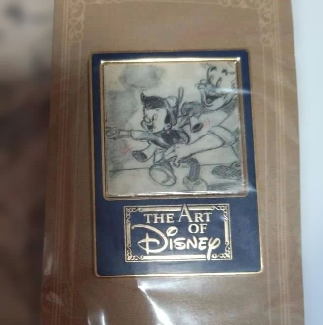 ディズニー アート展 ピンバッジ