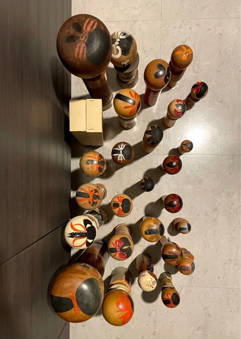 伝統 創作 こけし 郷土玩具 セット まとめ まとめて kokeshi レトロ