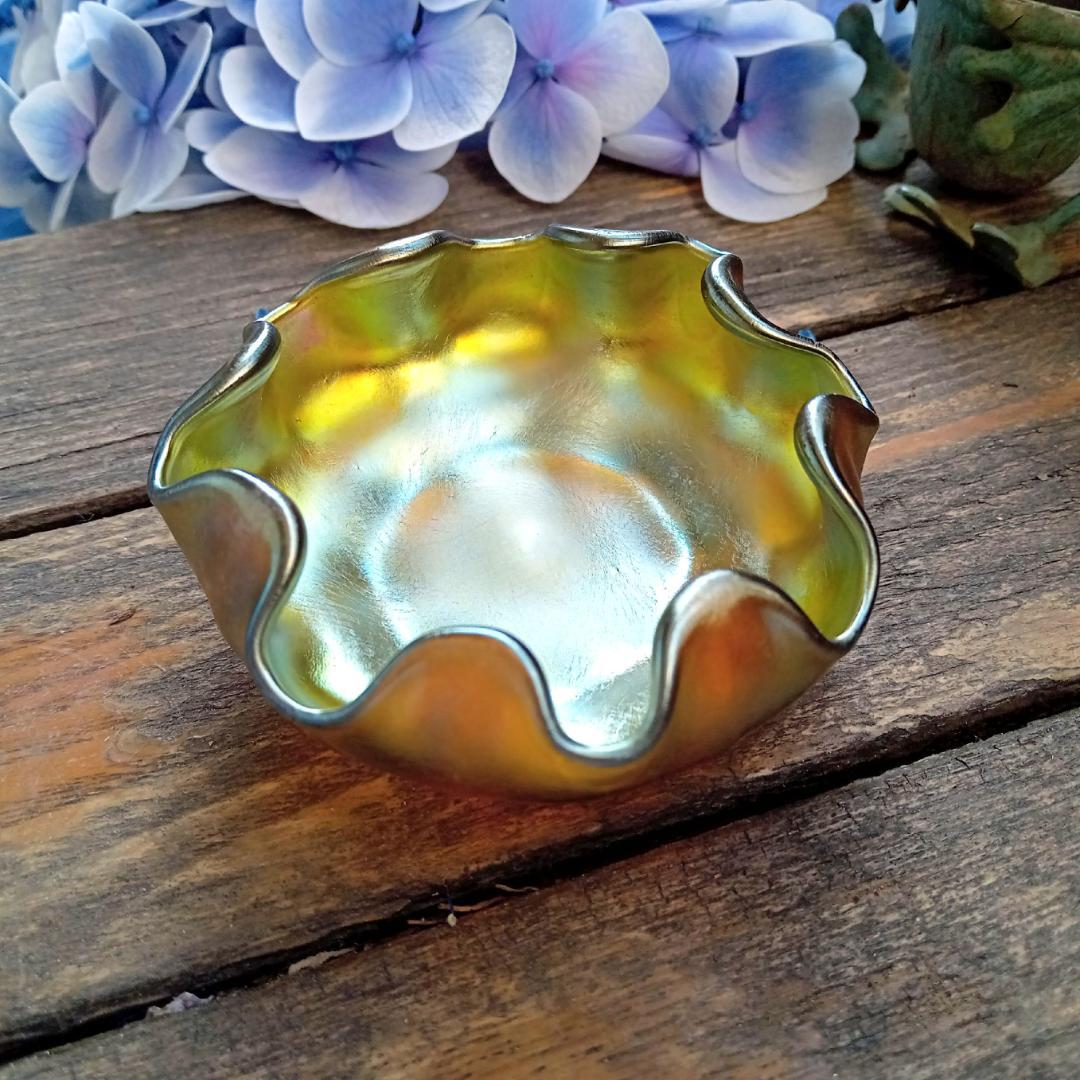 ルイスCティファニー ソルトセラー ファブリルガラス おうち美術館にq47