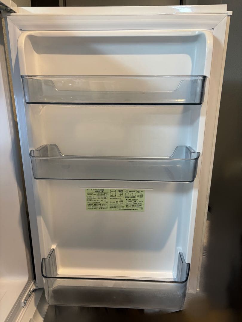 値下げSHARP 冷蔵庫 179L SJ-D18-W 2023年製 ※9月末発送