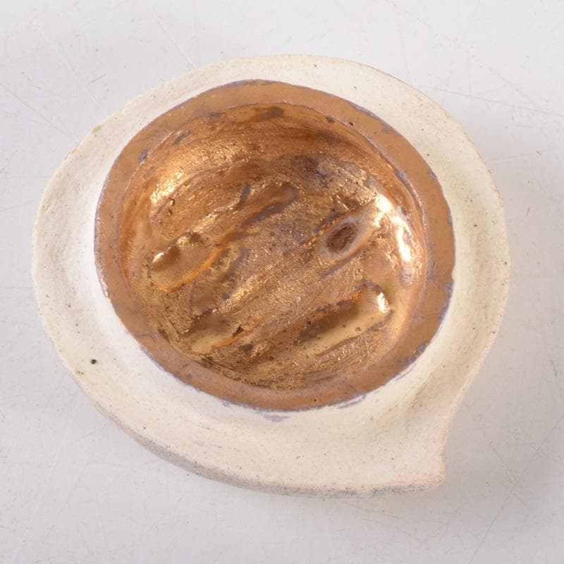 茶道具　白倉窯　伊村彰介作　蕪形　香合　共布共箱　V　8128