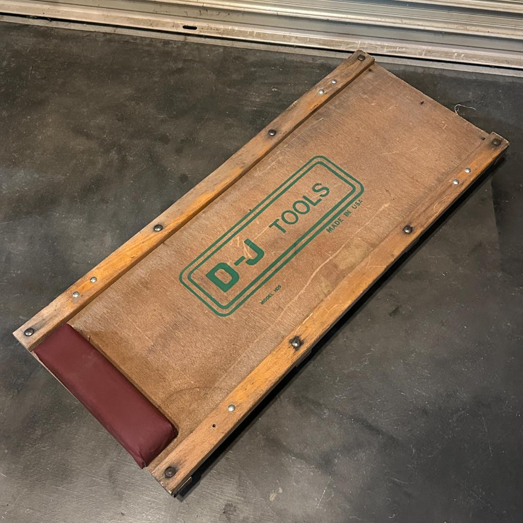 【MADE IN USA】D-J TOOLS 木製 メカニッククリーパー 寝板