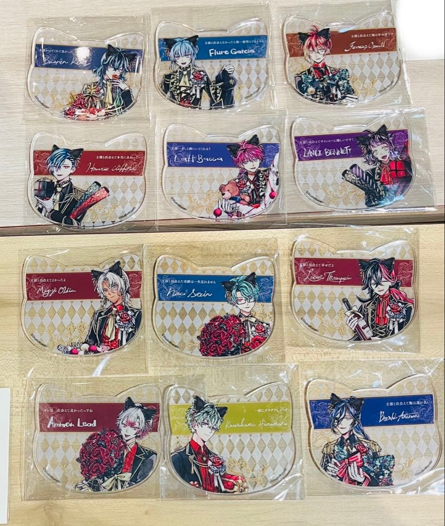 悪魔執事と黒い猫　ナンジャタウン　アクリルコースター　12点セット