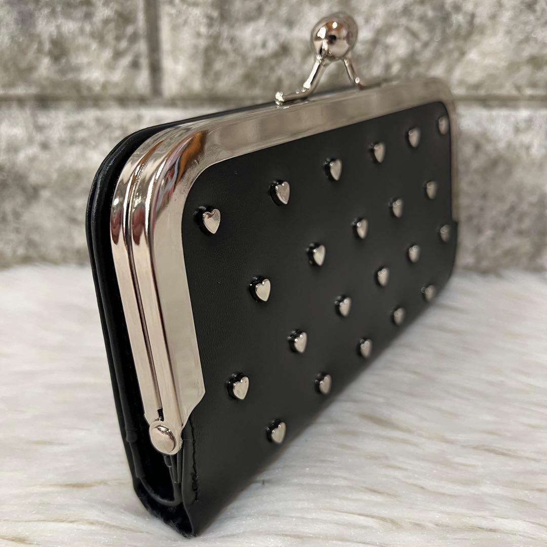 【新品未使用】希少　エピヌ　ハートスタッズ　ウォレット　二つ折り財布