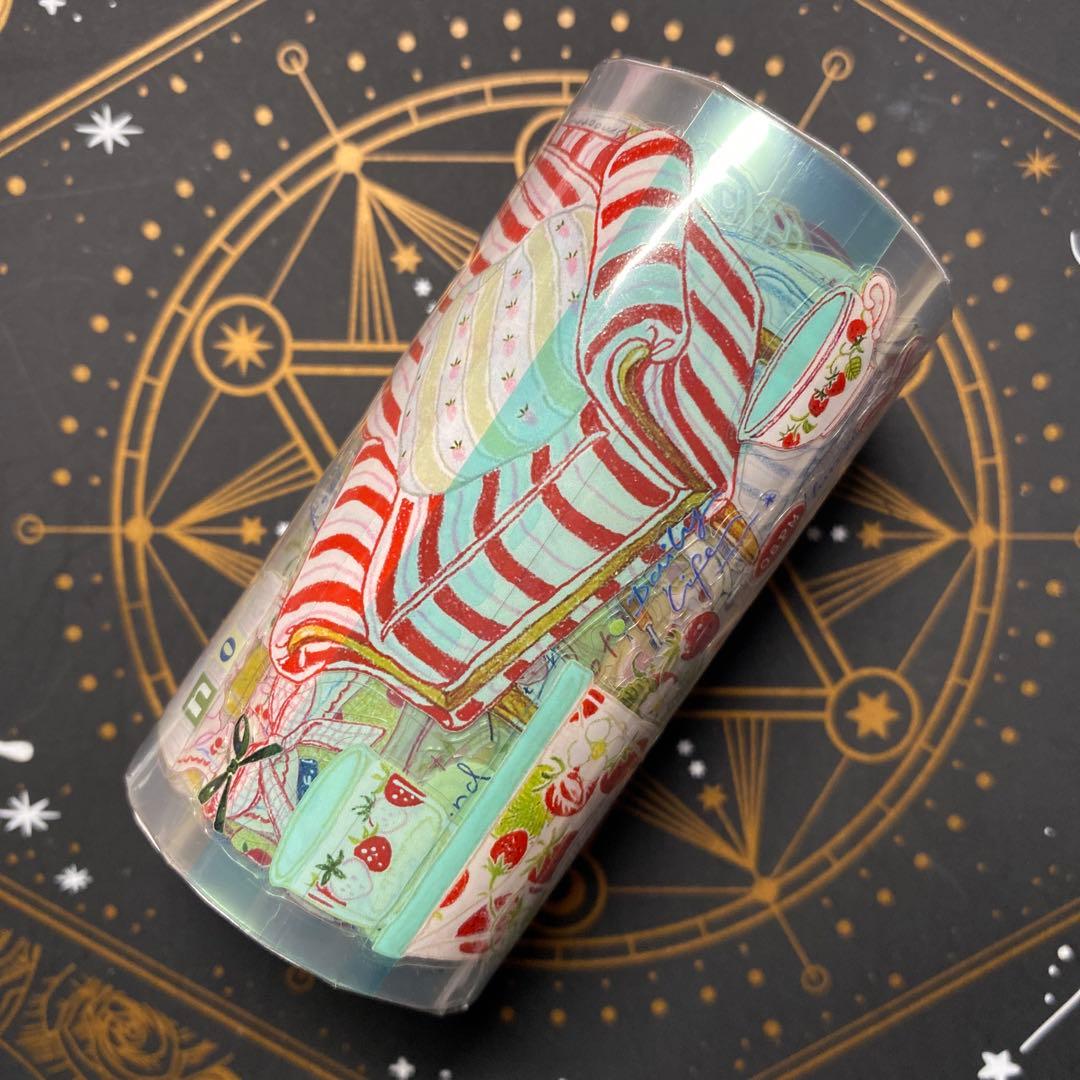 【9349】海外　5m巻　PETカッティングマスキングテープ　小物　家具　生活