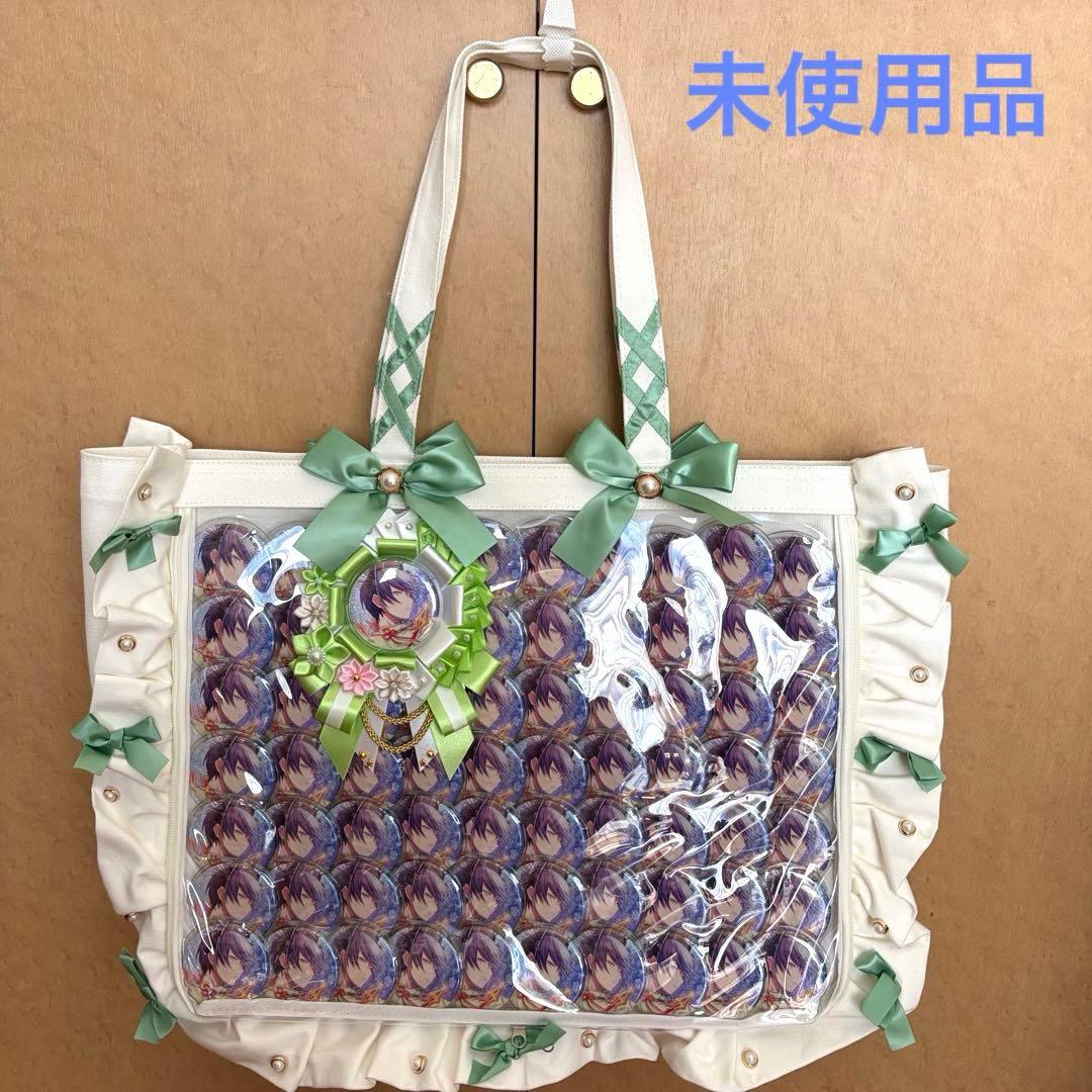 プロセカ　青柳冬弥　缶バッジ　 痛バッグ　痛バ