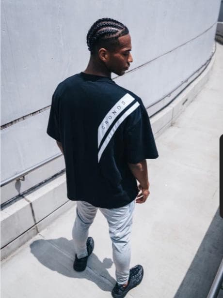 CRONOS クロノス　黒 オーバーサイズTシャツ　Mサイズ　新品未使用タグ付き