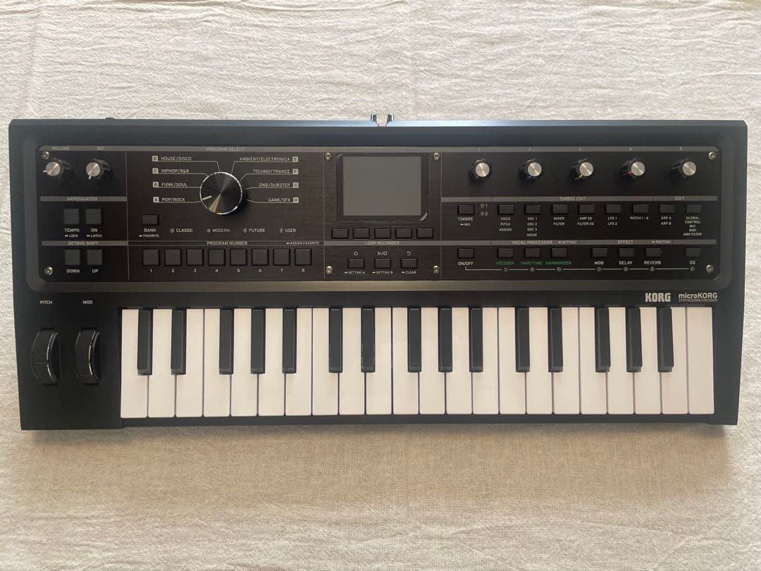 KORG microKORG2 限定メタリック・ブラック 未使用ソフトケース付き