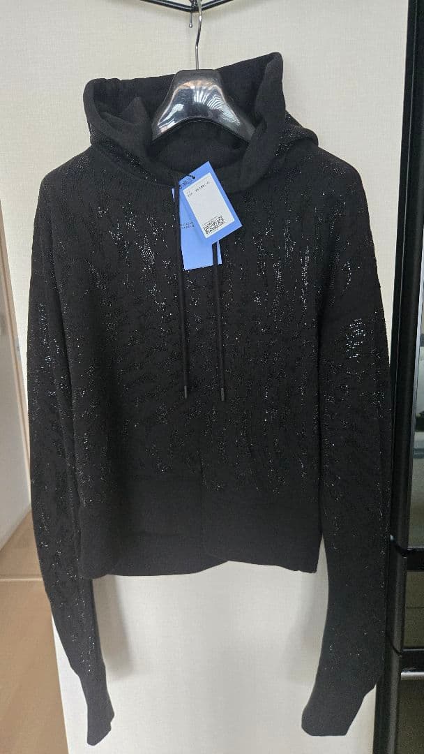 新品未使用　H＆M　×　ミュグレー（Mugler）ラインストーン　パーカー　M