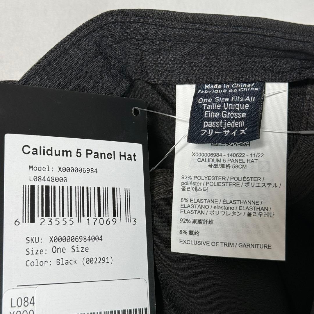 【国内正規品】アークテリクス Calidum 5 Panel Cap ブラック