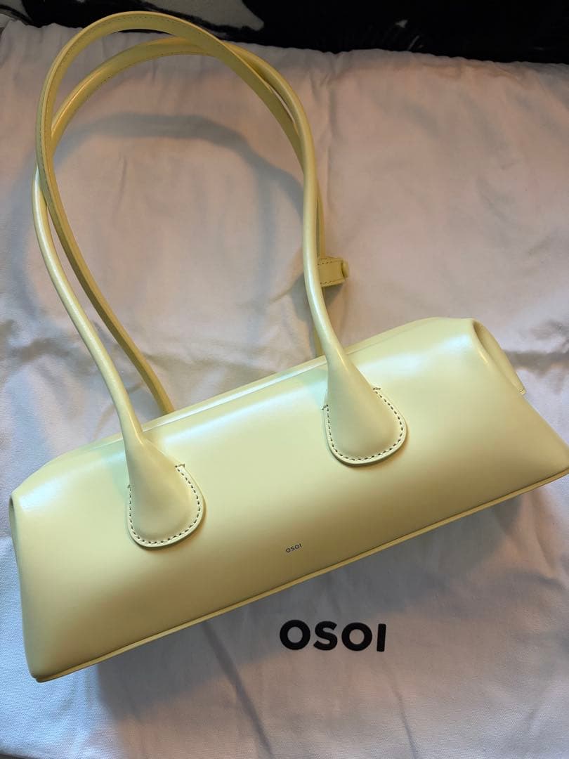 ＜OSOI＞BOAT WIDE MINIバッグ イエロー ショルダーバッグ