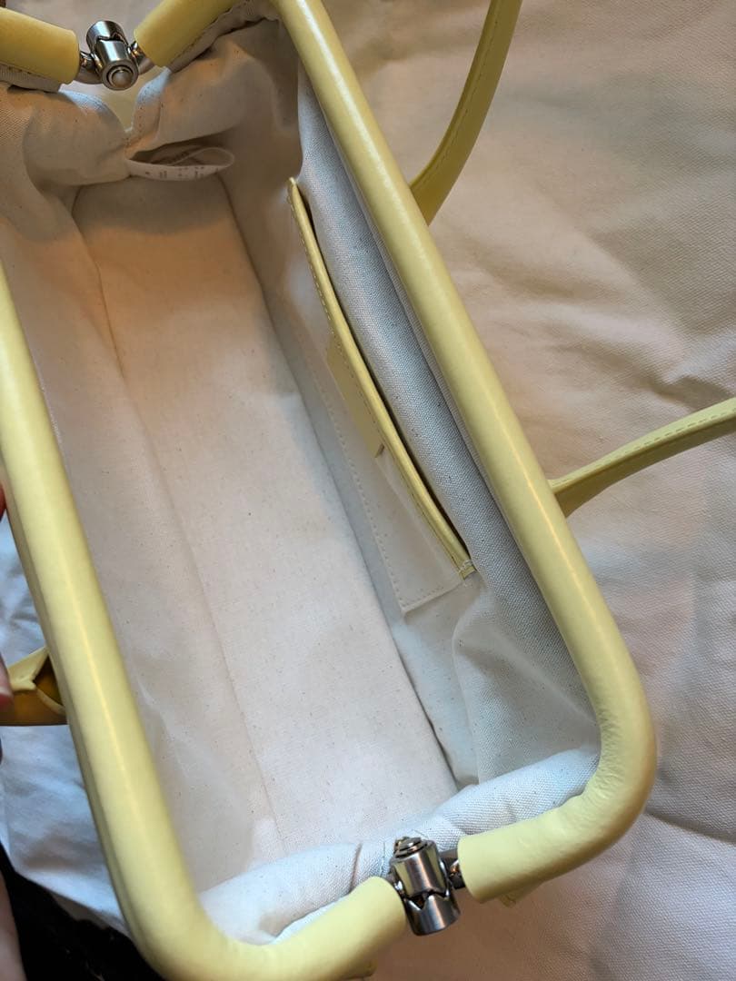 ＜OSOI＞BOAT WIDE MINIバッグ イエロー ショルダーバッグ