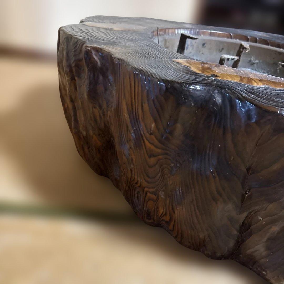 火鉢　⚠️富山市近郊現地引渡し 材質は不明です。