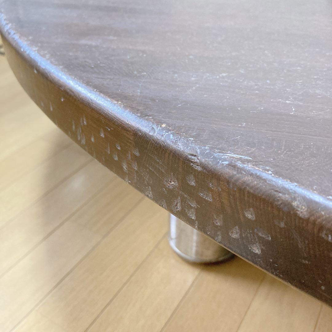 ①円卓　食卓　丸テーブル　昭和レトロ　ターンテーブル　大型　和モダン　中華