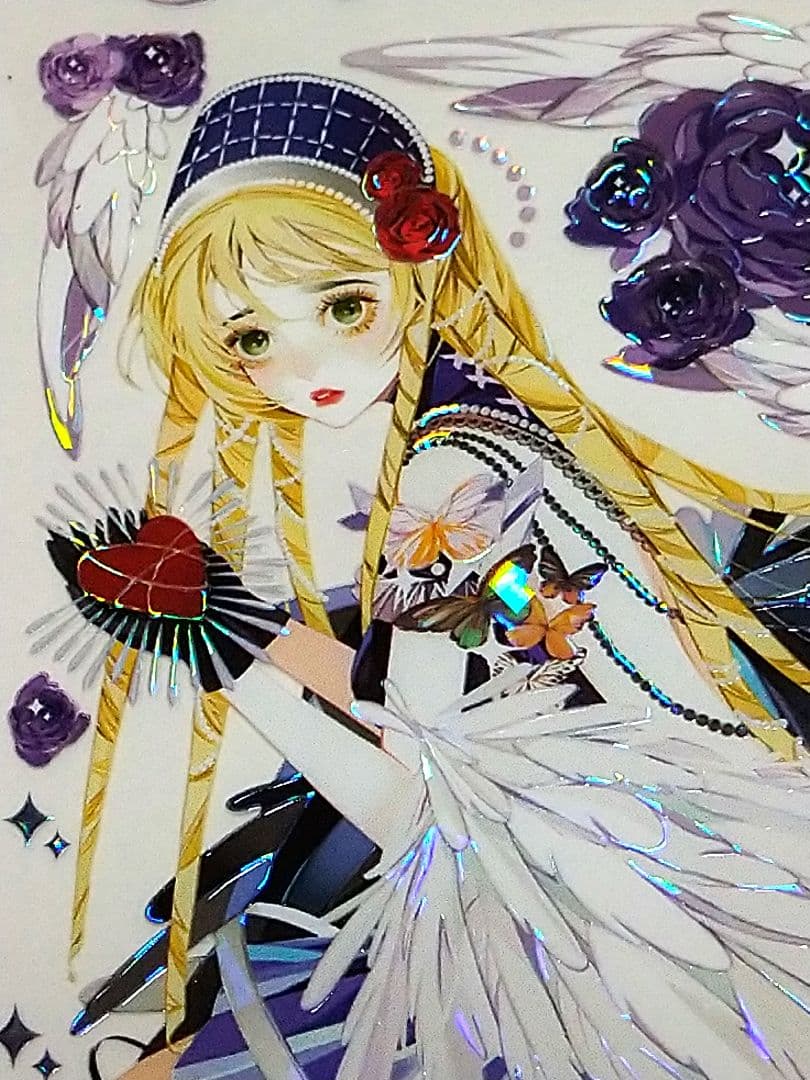 J538＃咏夜羽咒(贝壳光)YUMMY STADIO切り売り海外人物マステ女の子