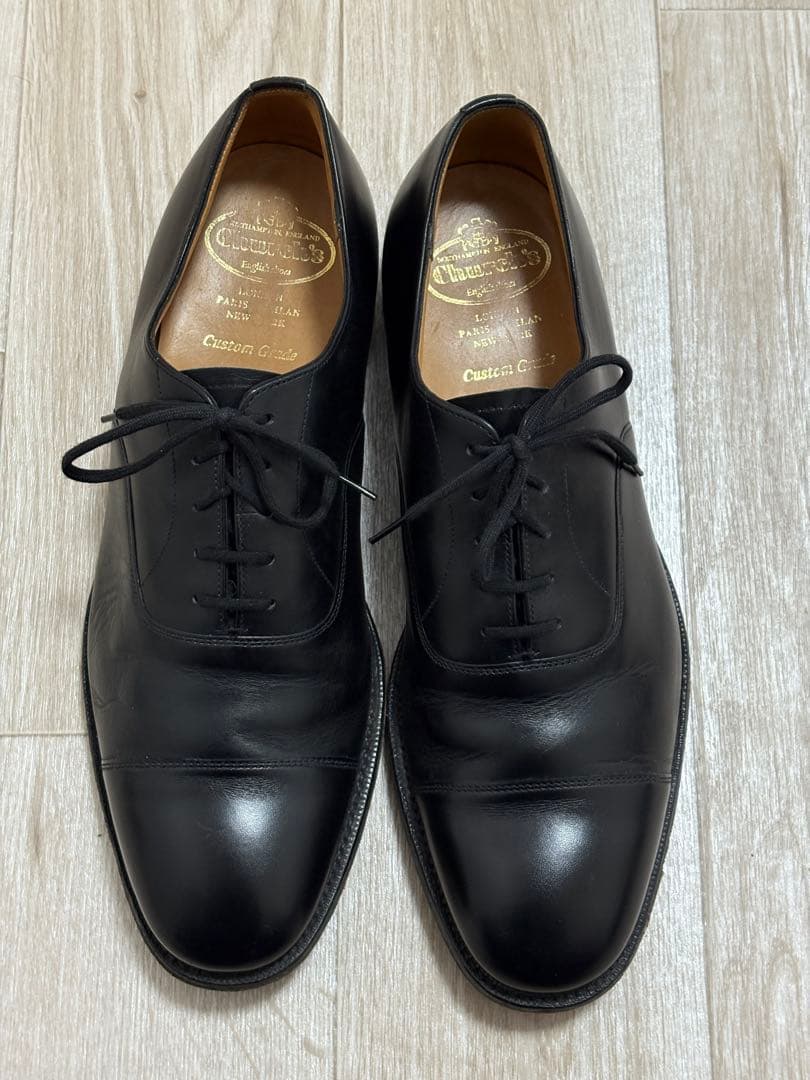 Church's Consul 旧チャーチ　コンサル ブラックカーフスキン　革靴