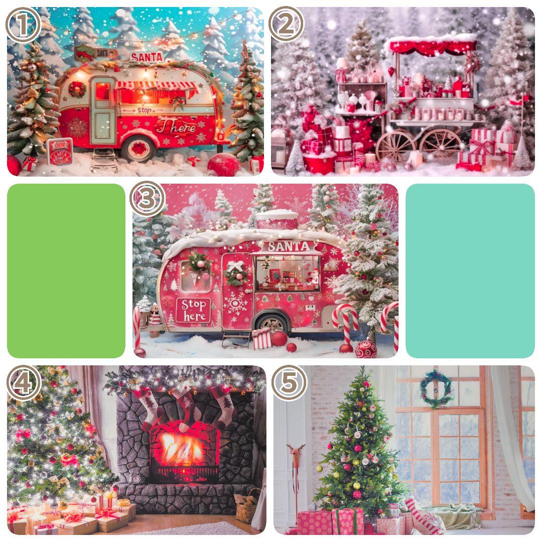 業務用　2026年お正月トリミングチョーカー+背景布×3　ペット、犬撮影用ブース