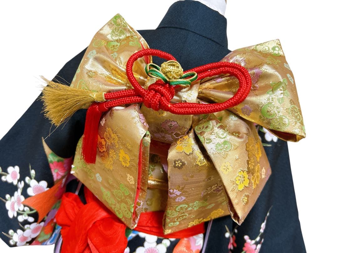 黒×ゴールド♡七五三　7歳　女の子　フルセット　一式