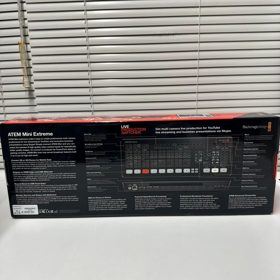 【大幅値下げ中】ATEM Mini Extreme live stream