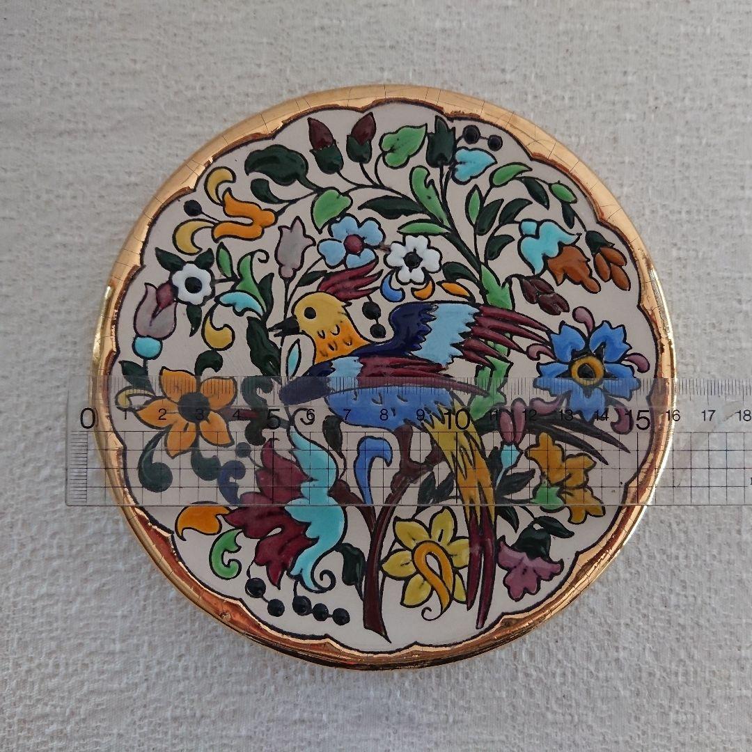 【金高騰中】PAIN スペインSEVILLA セビリア焼24k 金彩 飾皿３枚組