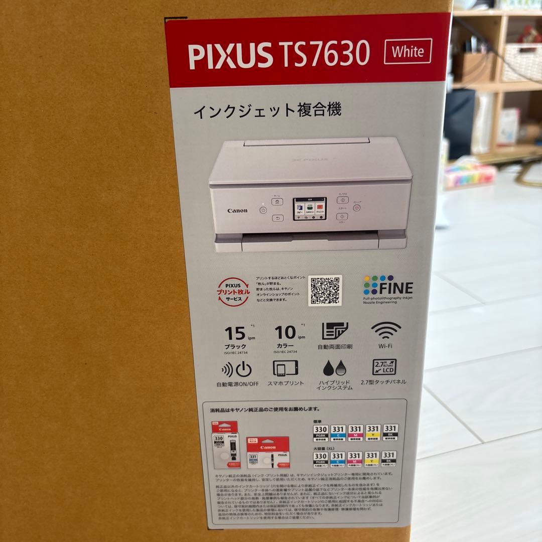 Canon 家庭用プリンター　未開封インク付きPIXUS TS7630