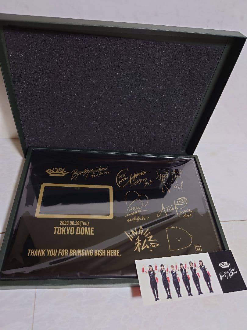 BiSH サイン入り記念品 TOKYO DOME