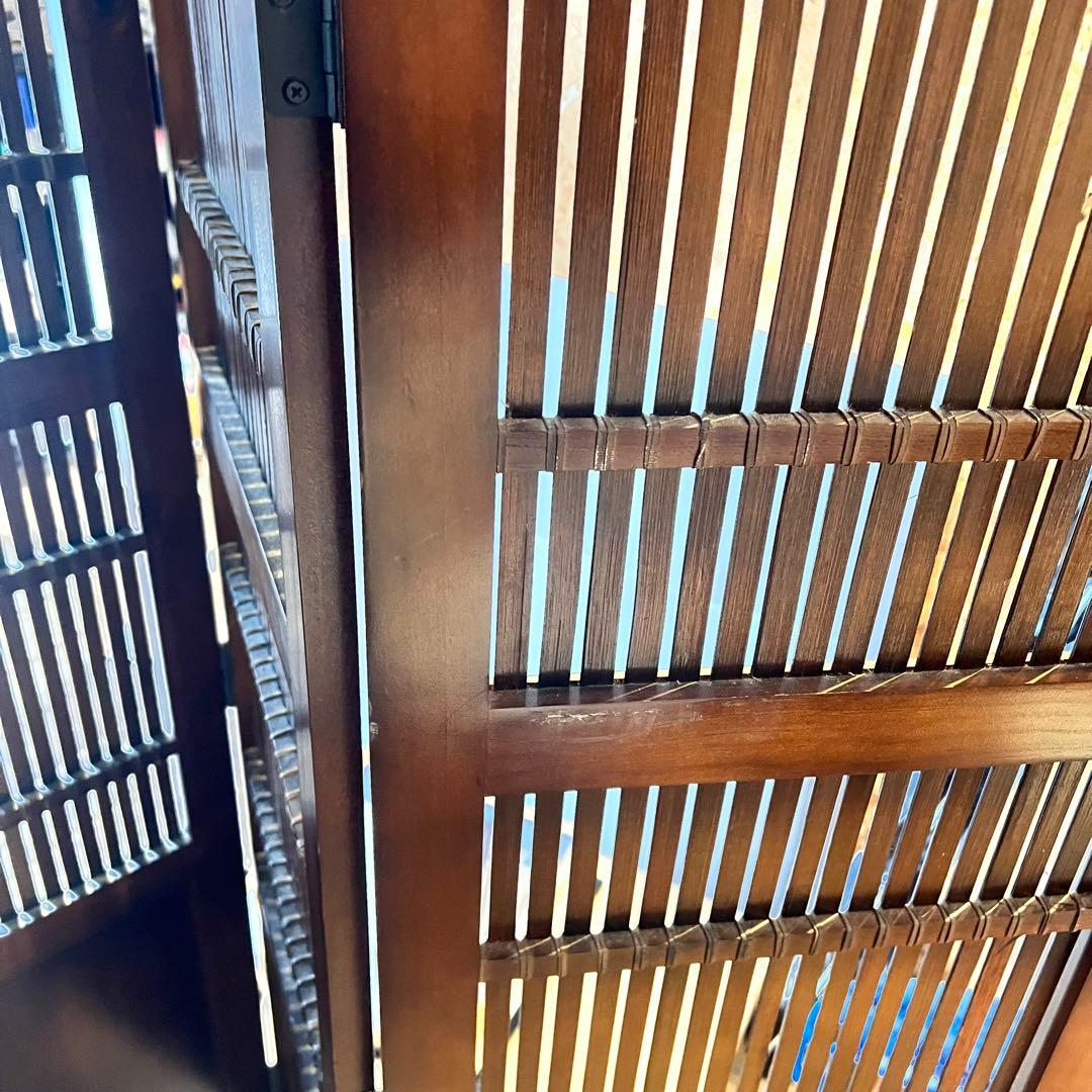 ①木製　パーテーション　衝立　お店　インテリア　コレクション