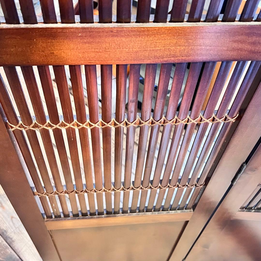 ①木製　パーテーション　衝立　お店　インテリア　コレクション