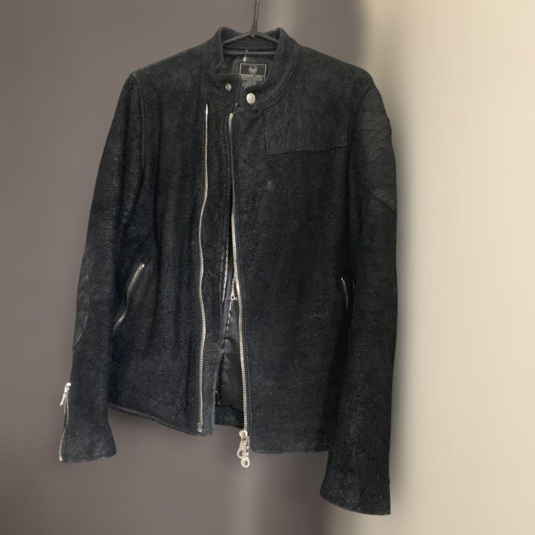 BACKBONE デストロイシングルライダースジャケット北原哲夫