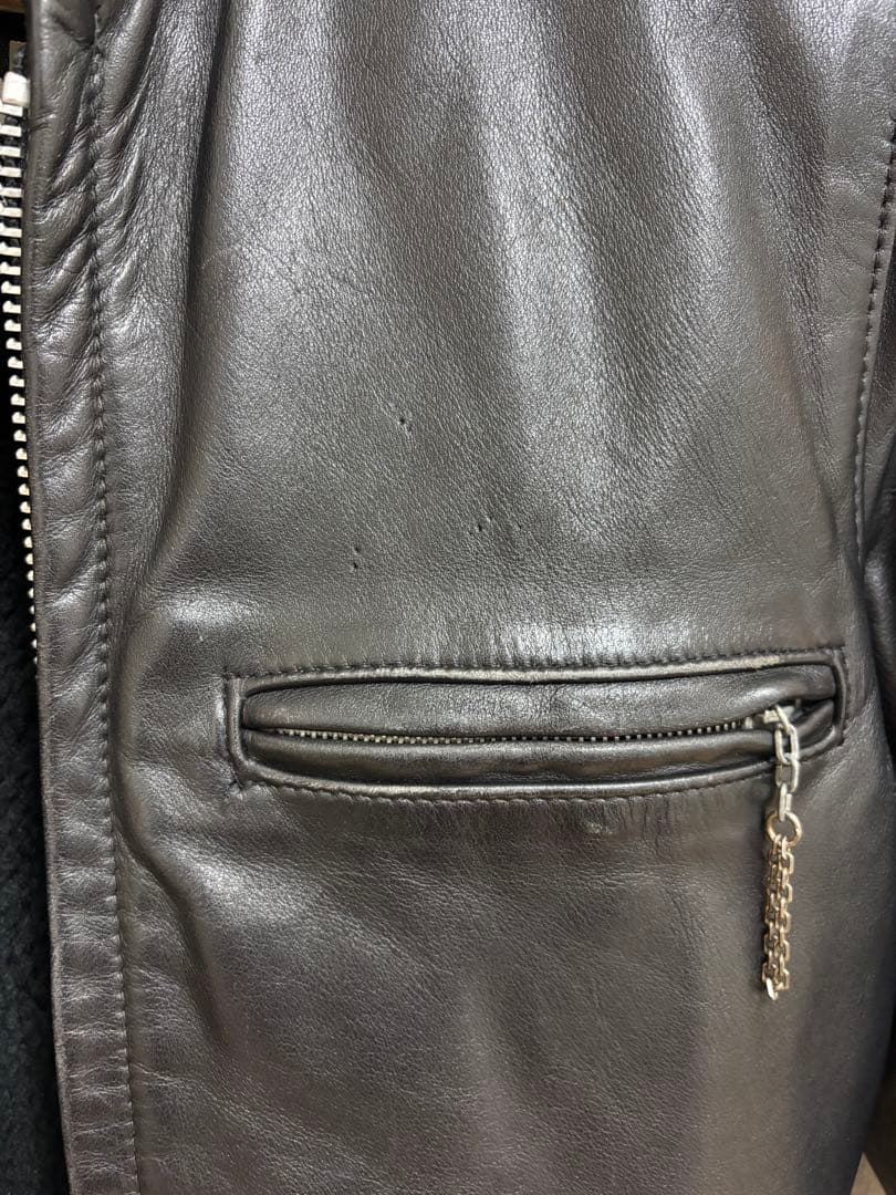 こ*ぎ様 schott 141 シングルライダースジャケット　34