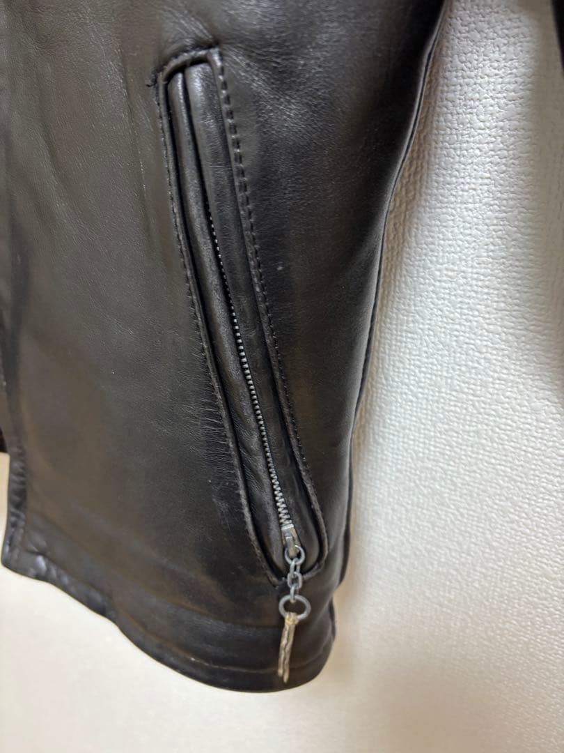 こ*ぎ様 schott 141 シングルライダースジャケット　34